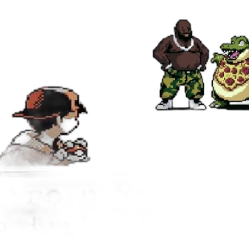 pixel art, concept art, comic book art, pixel transparent PNG cut-out