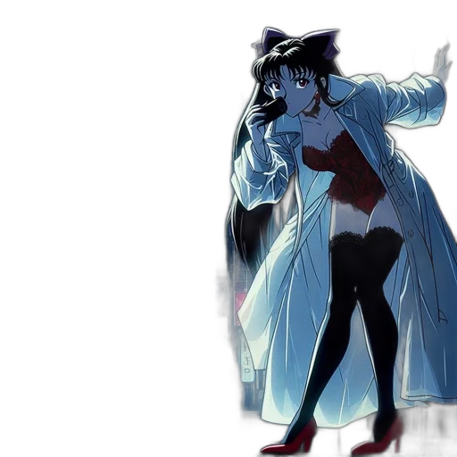 dress, staff, jacket, concept art transparent PNG cut-out