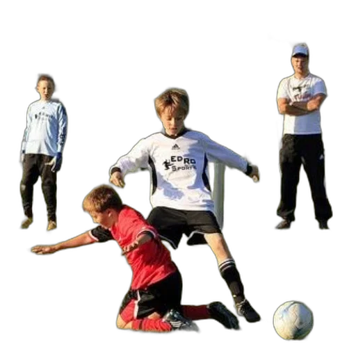 young, soccer, player, white transparent PNG cut-out