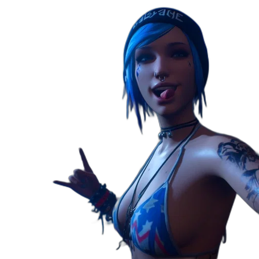 face, staff, weapon, cyberpunk transparent PNG cut-out