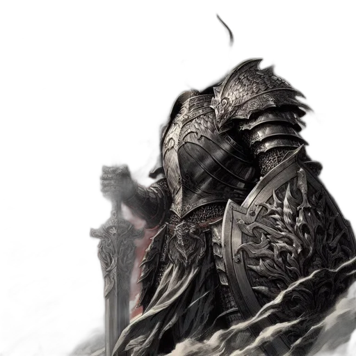 sword, dragon, weapon, fantasy art transparent PNG cut-out