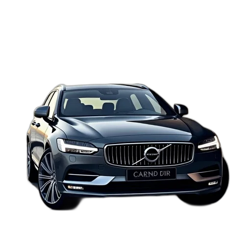 car, 3d render, photorealistic, volvo transparent PNG cut-out