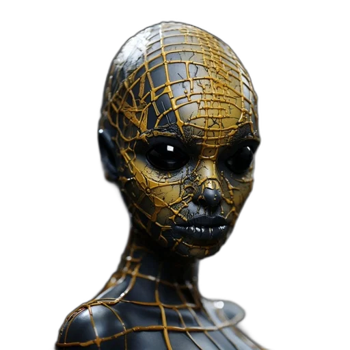 mask, face, robot, creature transparent PNG cut-out