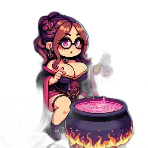 staff, pixel art, fantasy art, concept art transparent PNG cut-out