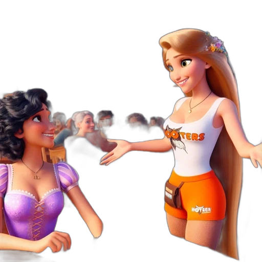 3d render, concept art, cartoon, fantasy art transparent PNG cut-out