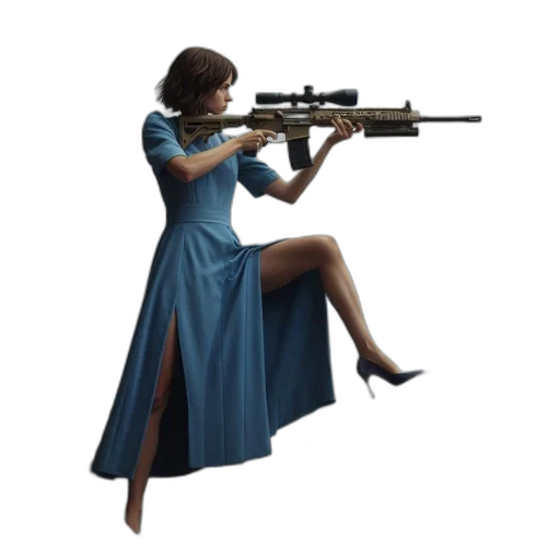 weapon, dress, staff, animal transparent PNG cut-out