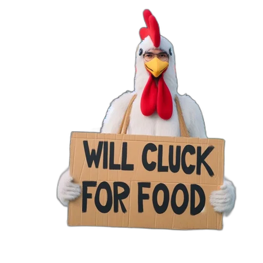 food, animal, individual, chicken transparent PNG cut-out
