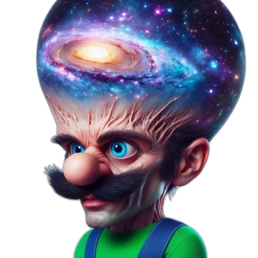 creature, face, hat, hair transparent PNG cut-out