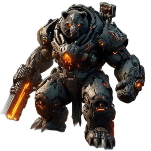 robot, weapon, creature, animal transparent PNG cut-out