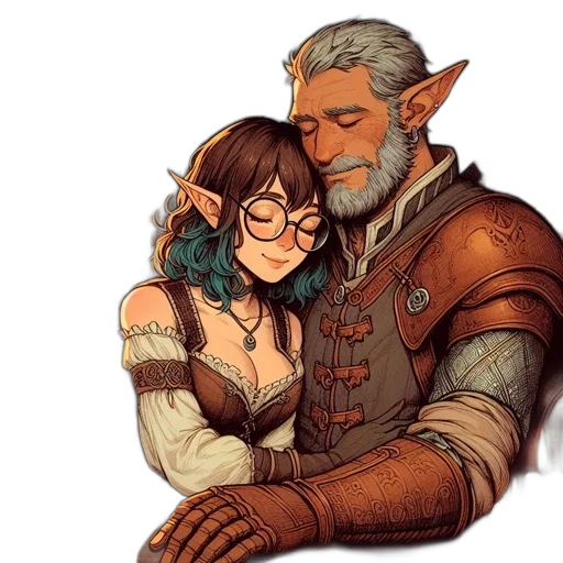fantasy art, watercolor, pixel art, concept art transparent PNG cut-out