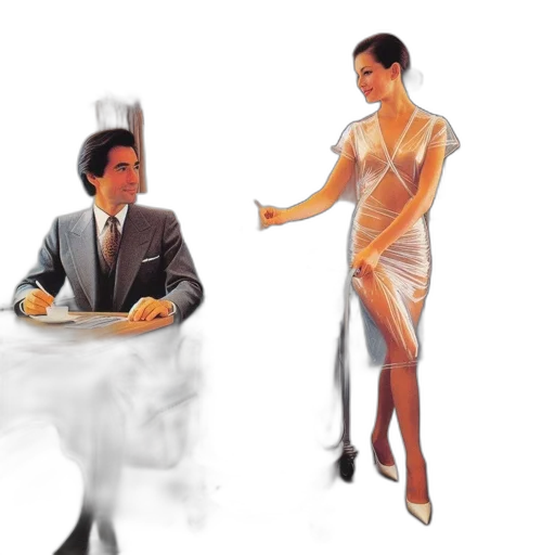 dress, jewelry, concept art, photorealistic transparent PNG cut-out