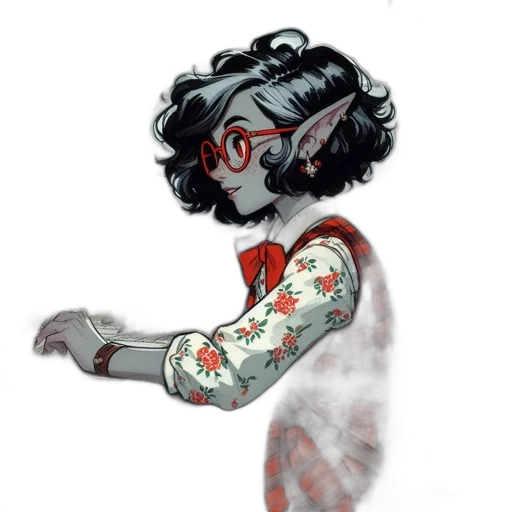 dress, mask, creature, hair transparent PNG cut-out