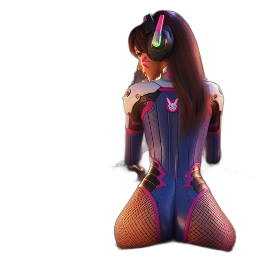 robot, dress, 3d render, concept art transparent PNG cut-out