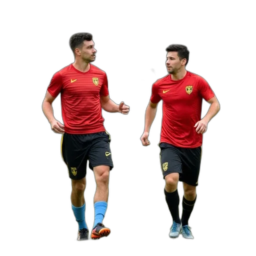 two, young, men, playing transparent PNG cut-out