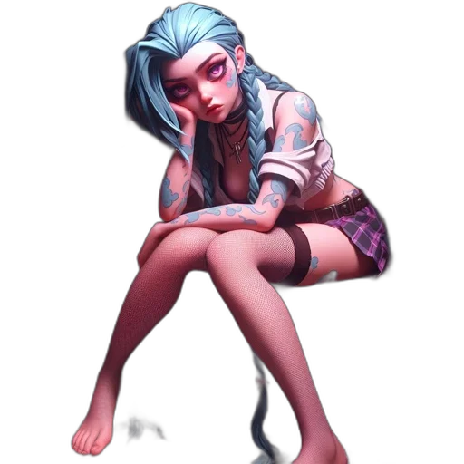dress, staff, creature, concept art transparent PNG cut-out
