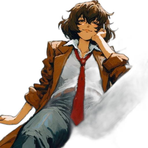 jacket, staff, concept art, comic book art transparent PNG cut-out