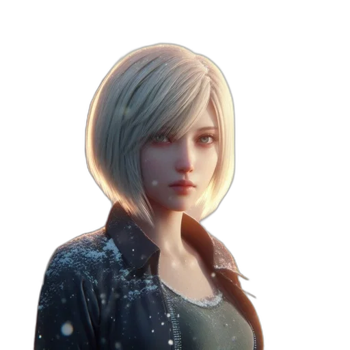 face, jacket, staff, concept art transparent PNG cut-out