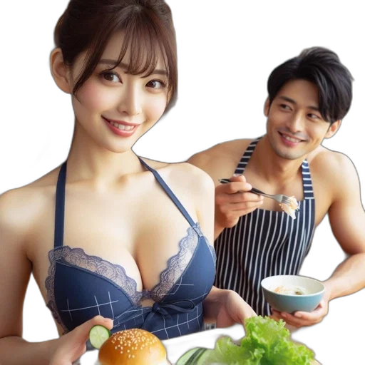food, photorealistic, underwater, young transparent PNG cut-out
