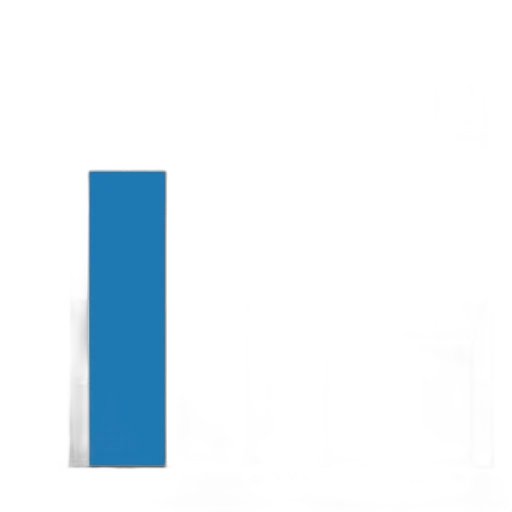 staff, robot, blue, bar transparent PNG cut-out