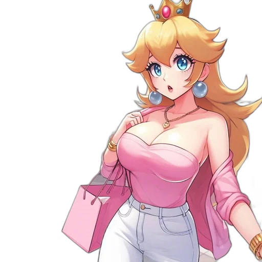 dress, crown, staff, weapon transparent PNG cut-out