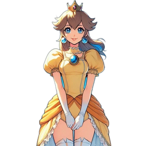 dress, crown, staff, sword transparent PNG cut-out