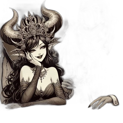 dragon, crown, mask, creature transparent PNG cut-out