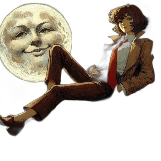 concept art, vaporwave, watercolor, fantasy art transparent PNG cut-out