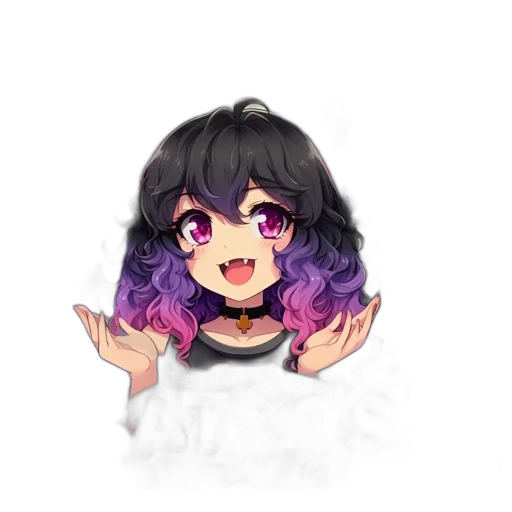 hair, face, crown, creature transparent PNG cut-out