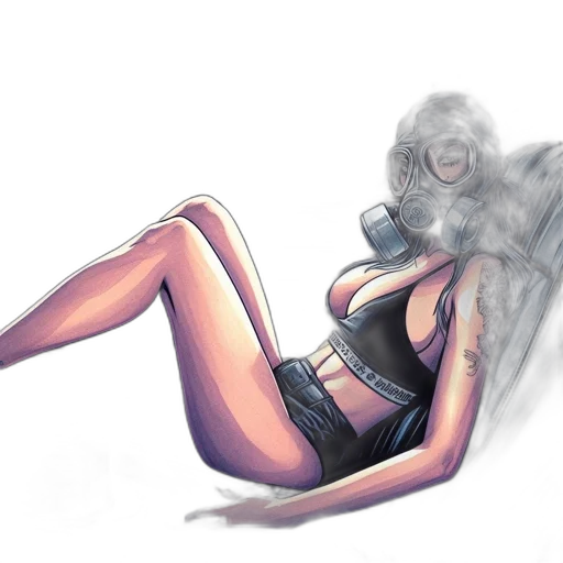 mask, robot, concept art, comic book art transparent PNG cut-out