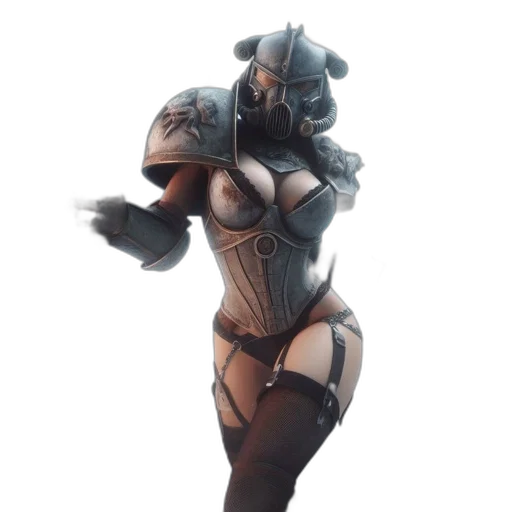 robot, weapon, mask, staff transparent PNG cut-out