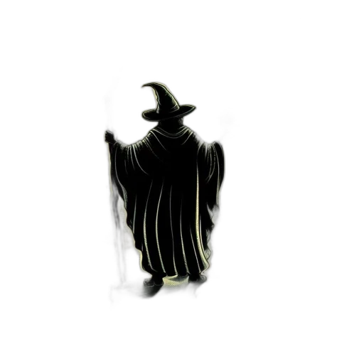 staff, jacket, jewelry, mask transparent PNG cut-out