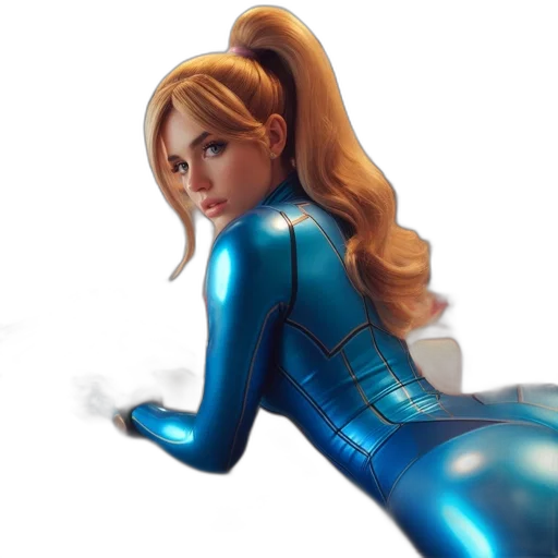dress, robot, comic book art, concept art transparent PNG cut-out