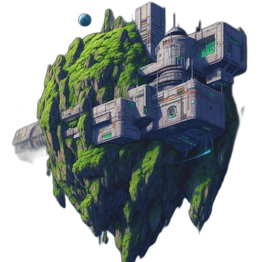 building, robot, tree, creature transparent PNG cut-out