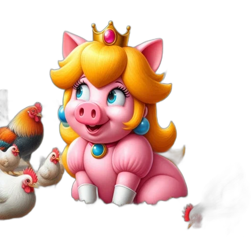 crown, 3d render, concept art, pixel art transparent PNG cut-out