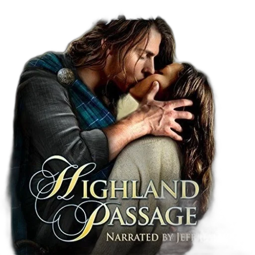 highland, passage, audiobook, cover transparent PNG cut-out