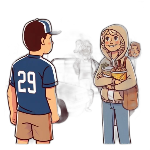 concept art, cartoon, comic book art, pixel art transparent PNG cut-out