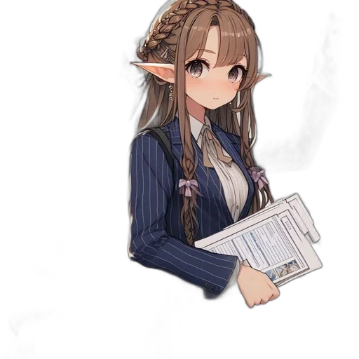 staff, hat, hair, crown transparent PNG cut-out