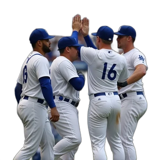 staff, dodgers, baseball, team transparent PNG cut-out