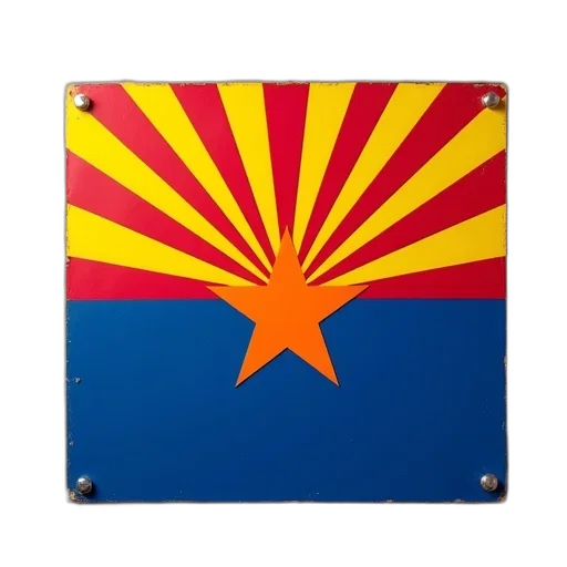 arizona, flag, board transparent PNG cut-out