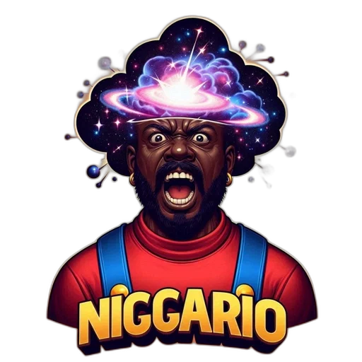 face, comic book art, man, afro transparent PNG cut-out