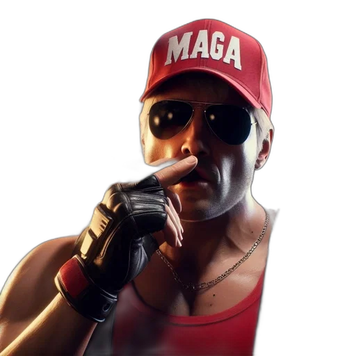 weapon, hat, photorealistic, 3d render transparent PNG cut-out