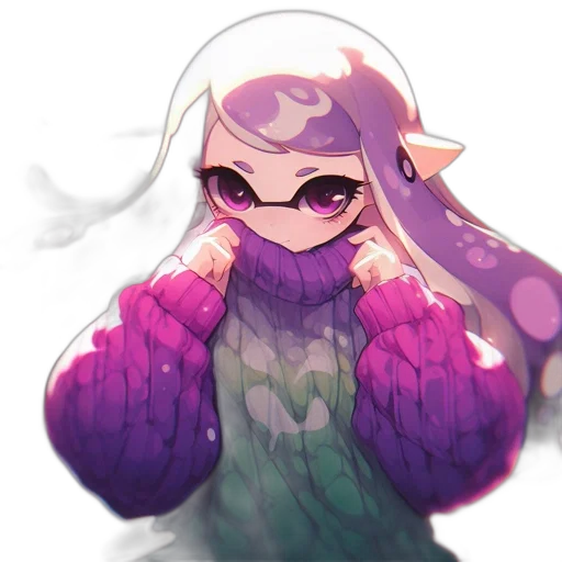 creature, jacket, dress, mask transparent PNG cut-out