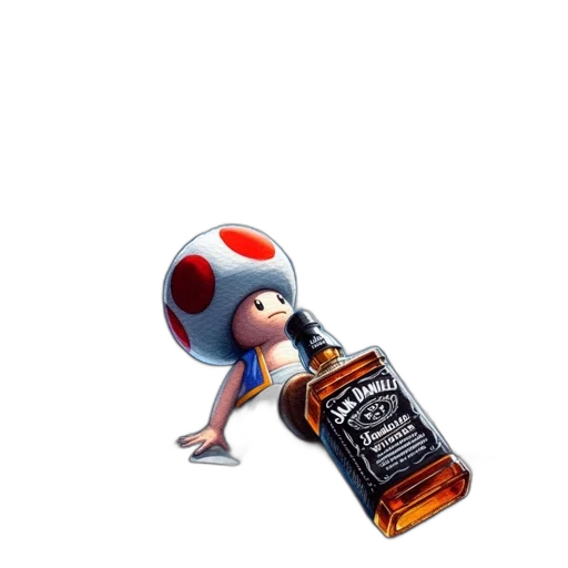 bottle, hat, weapon, dress transparent PNG cut-out