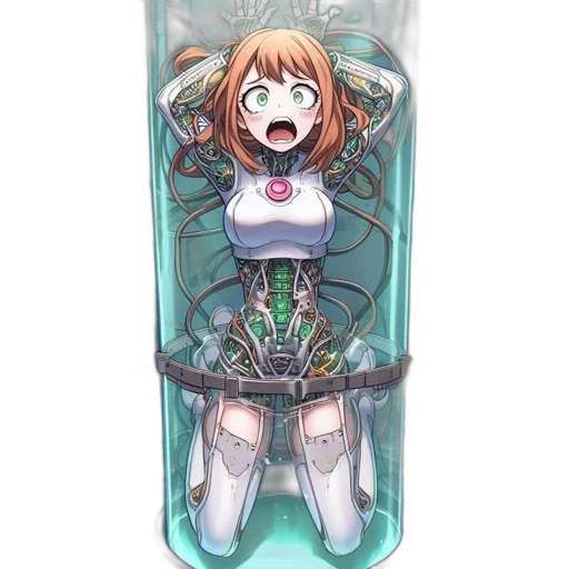 bottle, robot, dress, weapon transparent PNG cut-out