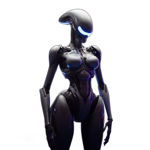 robot, dress, creature, concept art transparent PNG cut-out