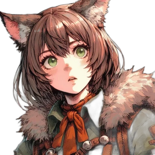 staff, animal, face, creature transparent PNG cut-out