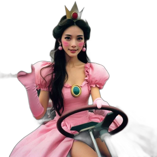 crown, weapon, staff, dress transparent PNG cut-out