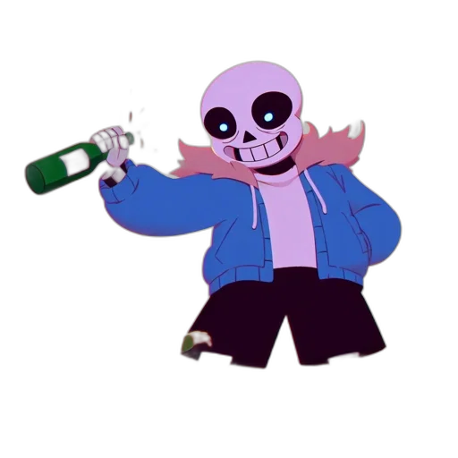 jacket, bottle, weapon, staff transparent PNG cut-out