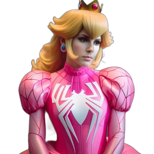 crown, dress, robot, concept art transparent PNG cut-out
