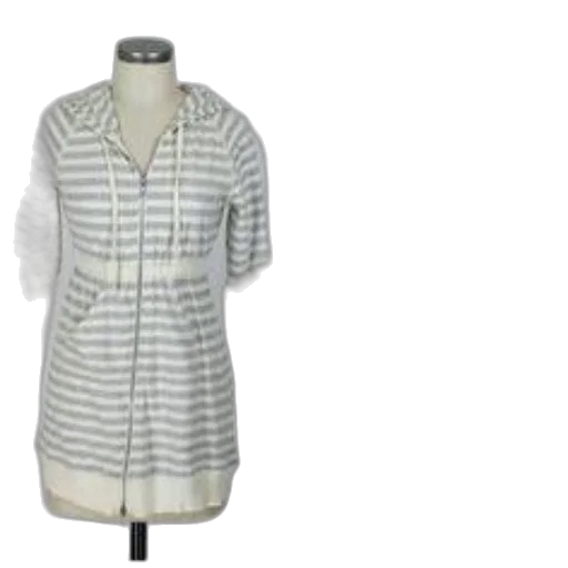 dress, jacket, 3d render, striped transparent PNG cut-out